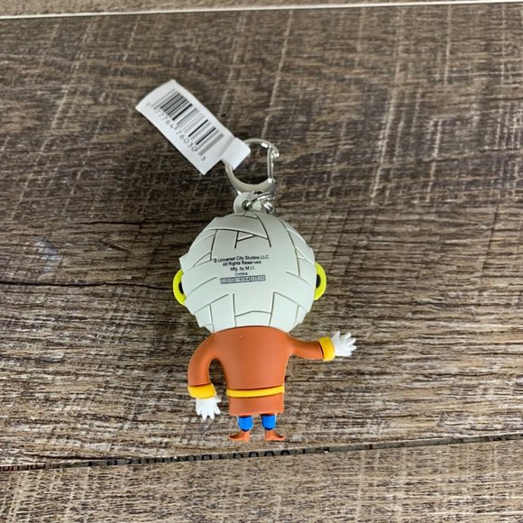 New Universal Monsters The Invisible Man Figural Bag Clip Keychain - Picture 2 of 3